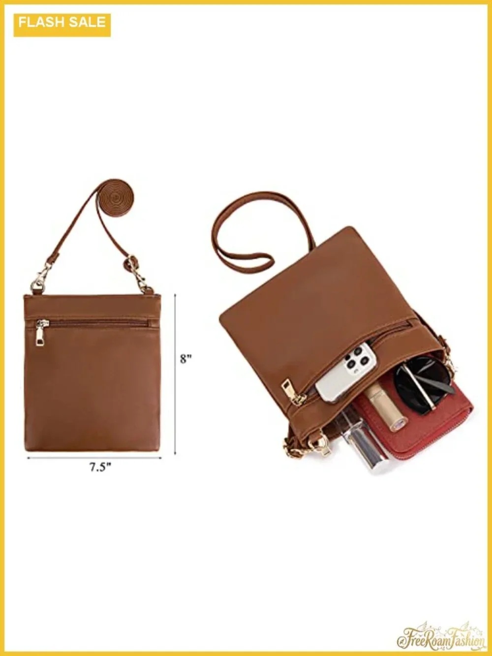 Hobo Crossbody Purse & Wallet Set Women Faux Leather Shoulder Handbag RFID